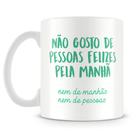Caneca Personalizada Pessoas Matinais - Porcelana Brilhante Caneca Personalizada Pessoas Matinais - Porcelana Brilhante