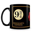 Caneca Personalizada Plataforma 9 3/4 - Porcelana 100% Preta