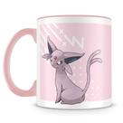 Caneca Personalizada Pokémon Espeon - Porcelana Rosa