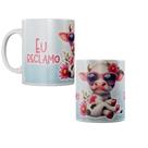 Caneca Personalizada Porcelana Presente Memes Personagens Café Cor:Caneca Vaca eu Reclamo