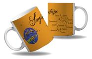 Caneca Personalizada Presente Astrologia Mapa Sagitário Céu Branco L Modelo 1