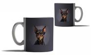 Caneca Personalizada Presente Cachorros Raças Doberman HD