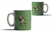 Caneca Personalizada Presente Cachorros Raças Pug Fofo Amor Caneca Personalizada Presente Cachorros Raças Pug Fofo Amor