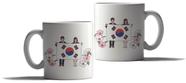 Caneca Personalizada Presente Coreia Sul Dorama Bandeira 2