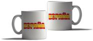 Caneca Personalizada Presente Espanha País Bandeira 2