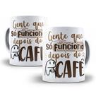 Caneca Personalizada Presente Flork Gente que só funciona depois do café Caneca Personalizada Presente Flork Gente que só funciona depois do café