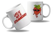 Caneca Personalizada Presente Frase A Vida Não É Um Morango Caneca Personalizada Presente Frase A Vida Não É Um Morango