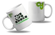 Caneca Personalizada Presente Frases A Vida Cobra Live Snake