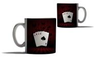 Caneca Personalizada Presente Poker Jogos Baralho Carteado