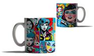 Caneca Personalizada Presente Pop Arte Quadrinhos Pin-Up