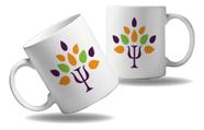 Caneca Personalizada Presente Psicologia Mente Cérebro Amor