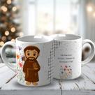 Caneca personalizada presentes religiosos são francisco de assis