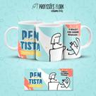 Caneca Personalizada Profissão Diversas Profissões Flork trabalho Com Nome Porcelana OFERTA!