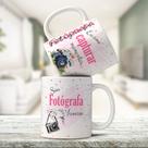 Caneca Personalizada Profissões - Fotógrafa Com seu Nome