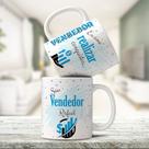 Caneca Personalizada Profissões - Vendedor Com Nome