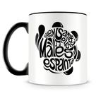 Caneca Personalizada Quem Samba Seus Males Espanta - Porcelana Brilhante