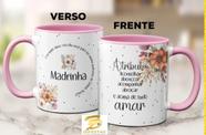 Caneca Personalizada Resistente Alça Colorida Presente Madrinha ePadrinho Customizável Caneca Personalizada Resistente Alça Colorida Presente Madrinha ePadrinho Customizável