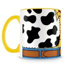 Caneca Personalizada Roupa de Cowboy Woody - Porcelana Alta Qualidade