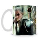 Caneca Personalizada Senhor dos Anéis - Gandalf e Légolas - Porcelana de Alto Brilho