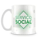 Caneca Personalizada Serviço Social - Porcelana Alta Brilho