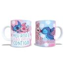 Caneca Personalizada Stitch Com Café Sem Café (vários modelos)