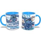 caneca personalizada stitch ohana azul