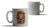 Caneca Personalizada Versiculos Biblicos Deus Leão de Judá 1