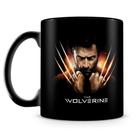 Caneca Personalizada Wolverine - Porcelana Preta - 325ml