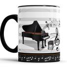 Caneca Piano Pianista Música