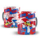 Caneca Pica Pau Desenho Com Café Sem Café Porcelana