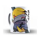 Caneca Pikachu Sasuke Personalizada Com Nome