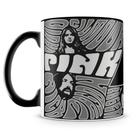 Caneca Pink Floyd Personalizada de Porcelana com Alça Preta - Mod.2