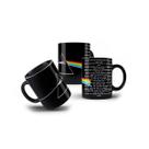Caneca Pink Floyd Time Letra Lyrics Preta 325mL
