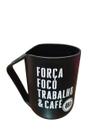 CANECA PLÁSTICA DIVERTIDA COM ALÇA TRIANGULAR - ESTAMPAS VARIADAS 300ml unidade