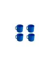 Caneca Plástica Merenda Escolar Azul 300 ML - 50 Pçs
