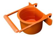 Caneca Plástica Papagaio C/ Aba, Gancho E Poleiro - Passaros