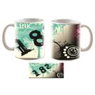 Caneca Plastico Banda Blink 182 Mod.1