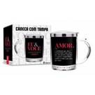 Caneca plastico inox eu e voce brasfoot