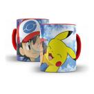 Caneca Pokémon Ash E Pikachu