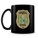 Caneca Polícia Civil do Ceará - Cerâmica Preta 325ml Caneca Polícia Civil do Ceará - Cerâmica Preta 325ml