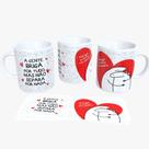 Caneca Polímero Personalizada Flork Briga por tudo