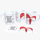 Caneca Polímero Personalizada Flork Desculpe pelas brigas Caneca Polímero Personalizada Flork Desculpe pelas brigas