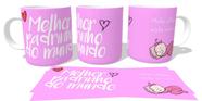 Caneca polimero plástico copo melhor padrinho do mundo rosa