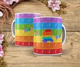 Caneca Pop It Porcelana Caneca Pop It Porcelana