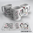 Caneca Por Onde For Quero Ser Seu Par
