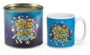 Caneca Porcelana 300ml Irmão 4Ever com Tubete Artebel
