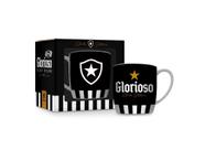 Caneca porcelana 300ml times botafogo - BRASFOOT