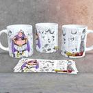 Caneca Porcelana 325ML Dragon Ball Estampa 12 Branco Uso em Micro-ondas e Lava-louças Outras Marcas