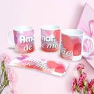 Caneca Porcelana 325ML Estampa 8 Personalizada Dia das Mães Presente Criativo Branco Outras Marcas
