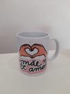 Caneca porcelana 350ml Marca: Espaço Delas